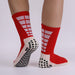 Wholesale red cotton fiber football socks JDC-SK-LZL045 Sock 两只狼 Red 39-45 Wholesale Jewelry JoyasDeChina Joyas De China