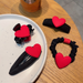 Wholesale Red Heart Metal Hair Clip JDC-HC-GSMC006 Hair Clips 曌彩 Wholesale Jewelry JoyasDeChina Joyas De China