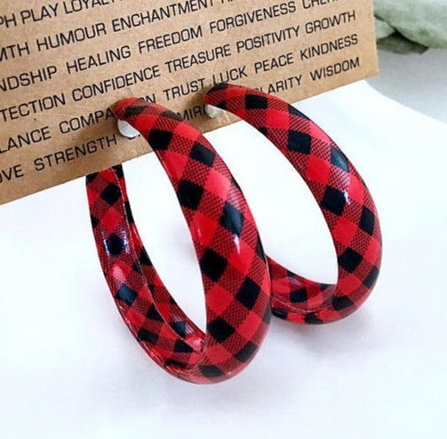 Wholesale red leather Earrings JDC-ES-Saip011 Earrings 赛蒲 Picture color Wholesale Jewelry JoyasDeChina Joyas De China
