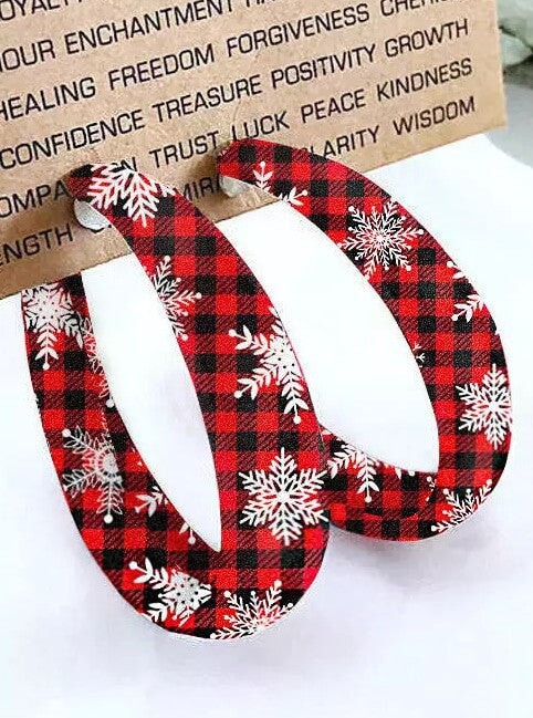 Wholesale red leather Earrings JDC-ES-Saip011 Earrings 赛蒲 Picture color Wholesale Jewelry JoyasDeChina Joyas De China