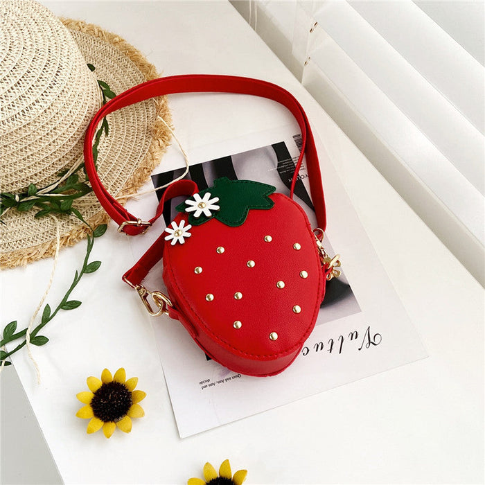 Wholesale red pu leather kids bag JDC-SD-JiaQ109 Shoulder Bags 家庆 Red Wholesale Jewelry JoyasDeChina Joyas De China