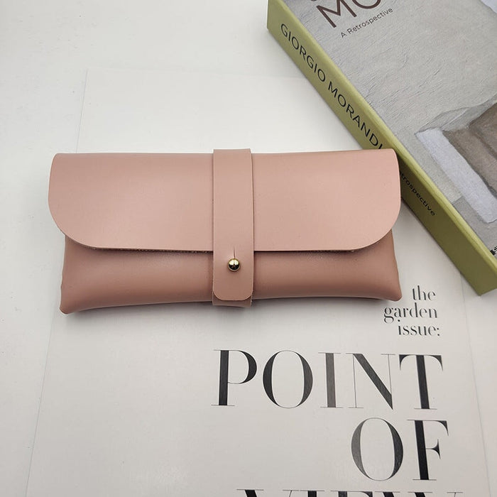 Wholesale red pvc leather glasses case JDC-GA-LinQ003 glasses accessories 玲青 Wholesale Jewelry JoyasDeChina Joyas De China