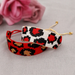 Bulk Jewelry Wholesale red retro national style woven leopard bracelet JDC-gbh328 Wholesale factory from China YIWU China