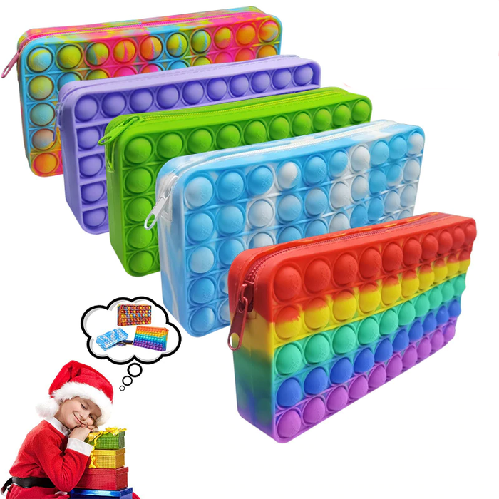 Wholesale red silicone stationery bag JDC-FT-Bais002 fidgets toy 百思 Wholesale Jewelry JoyasDeChina Joyas De China