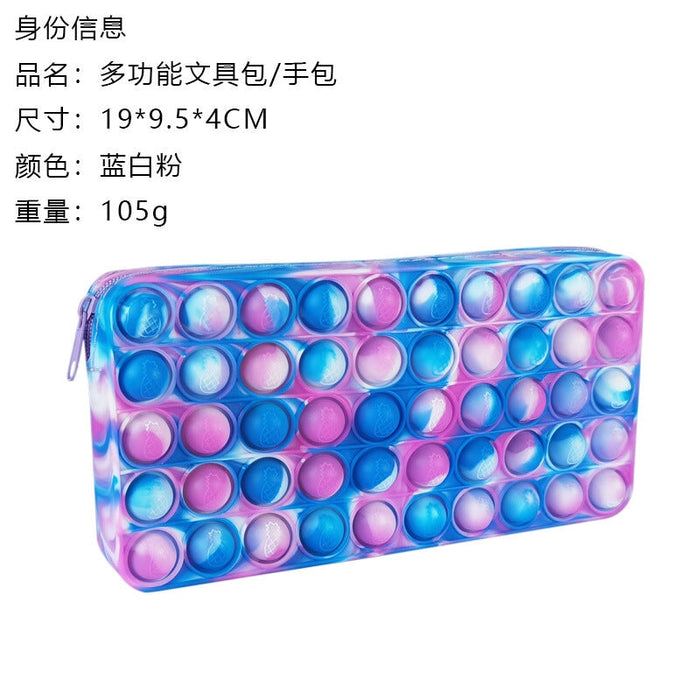 Wholesale red silicone stationery bag JDC-FT-Bais002 fidgets toy 百思 Wholesale Jewelry JoyasDeChina Joyas De China