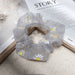 Wholesale release rubber band colorful daisy hair ring JDC-HS-H420 Hair Scrunchies 妙德 14 Wholesale Jewelry JoyasDeChina Joyas De China