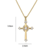 Bulk Jewelry Wholesale Religious cross pendant JDC-ag129 Wholesale factory from China YIWU China