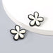 Wholesale Resin Acrylic Flower Earrings JDC-ES-JL846 Earrings 氿乐 Wholesale Jewelry JoyasDeChina Joyas De China