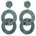 Wholesale Resin Acrylic Hoop Chain Earrings JDC-ES-JuF001 Earrings 巨发 Wholesale Jewelry JoyasDeChina Joyas De China