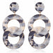 Wholesale Resin Acrylic Hoop Chain Earrings JDC-ES-JuF001 Earrings 巨发 Wholesale Jewelry JoyasDeChina Joyas De China