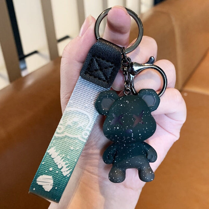 Wholesale Resin Color Changing Bear Keychain JDC-KC-YiChang003 Keychains 依昌 Wholesale Jewelry JoyasDeChina Joyas De China
