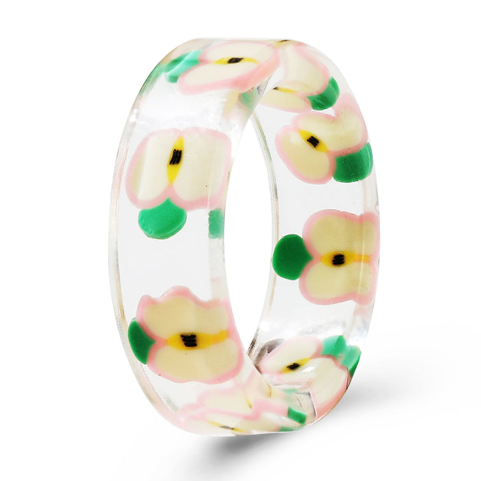 Wholesale Resin Fruit Rings JDC-RS-F108 Rings 韩之尚 Wholesale Jewelry JoyasDeChina Joyas De China