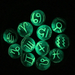 Wholesale Resin Luminous Twelve Constellation Couple Necklaces JDC-NE-Sideng002 Necklaces 思登 Wholesale Jewelry JoyasDeChina Joyas De China