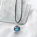 Wholesale Resin Luminous Twelve Constellation Couple Necklaces JDC-NE-Sideng002 Necklaces 思登 Wholesale Jewelry JoyasDeChina Joyas De China