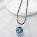 Wholesale Resin Luminous Twelve Constellation Couple Necklaces JDC-NE-Sideng002 Necklaces 思登 baiyang9177 Wholesale Jewelry JoyasDeChina Joyas De China