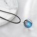 Wholesale Resin Luminous Twelve Constellation Couple Necklaces JDC-NE-Sideng002 Necklaces 思登 shuangyu9177 Wholesale Jewelry JoyasDeChina Joyas De China