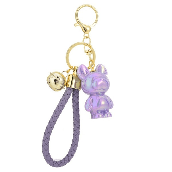 Wholesale Resin Symphony Bear BV Rope Keychain JDC-KC-WQK104 Keychains 沃齐克 Wholesale Jewelry JoyasDeChina Joyas De China