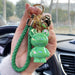 Wholesale Resin Symphony Bear BV Rope Keychain JDC-KC-WQK104 Keychains 沃齐克 Green Wholesale Jewelry JoyasDeChina Joyas De China