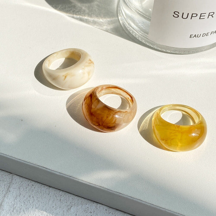 Wholesale resin vintage ring JDC-RS-F072 Rings 韩之尚 Wholesale Jewelry JoyasDeChina Joyas De China