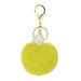 Wholesale rex rabbit hair daisies keychain MOQ≥10 JDC-KC-YZ014 Keychains 永泽 3h minimum 10 pieces for wholesale Wholesale Jewelry JoyasDeChina Joyas De China