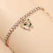 Wholesale Rhinestone Alloy Butterfly Bracelet Tennis Chain JDC-BT-NZ036 Bracelet 奈珠 Wholesale Jewelry JoyasDeChina Joyas De China
