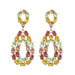 Wholesale Rhinestone Alloy Earrings JDC-ES-JL945 Earrings 氿乐 Wholesale Jewelry JoyasDeChina Joyas De China