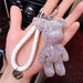 Wholesale Rhinestone Bear Keychain JDC-KC-LX040 Keychains 恋希 white AB Wholesale Jewelry JoyasDeChina Joyas De China