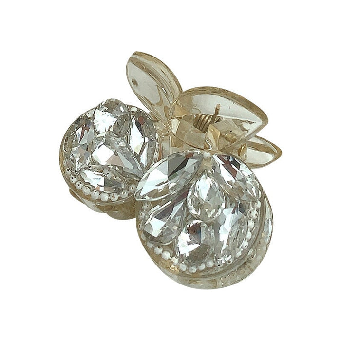 Wholesale Rhinestone Cherry Hair Clips JDC-HC-CR002 Hair Clips 楚柔 Wholesale Jewelry JoyasDeChina Joyas De China