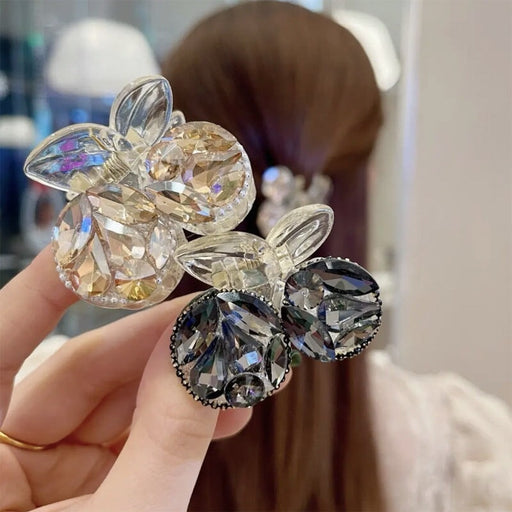 Wholesale Rhinestone Cherry Hair Clips JDC-HC-CR002 Hair Clips 楚柔 Wholesale Jewelry JoyasDeChina Joyas De China