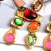 Wholesale Rhinestone Color Plating Alloy Earrings JDC-ES-SK074 Earrings 深刻 Wholesale Jewelry JoyasDeChina Joyas De China