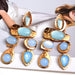 Wholesale Rhinestone Color Plating Alloy Earrings JDC-ES-SK074 Earrings 深刻 blue Wholesale Jewelry JoyasDeChina Joyas De China