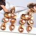 Wholesale Rhinestone Color Plating Alloy Earrings JDC-ES-SK074 Earrings 深刻 pink Wholesale Jewelry JoyasDeChina Joyas De China