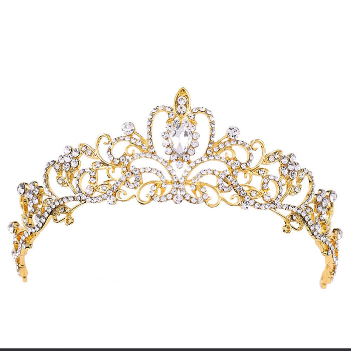 Wholesale Rhinestone Crown Hair Band JDC-HD-ZuanG005 Headband 钻岗 Wholesale Jewelry JoyasDeChina Joyas De China