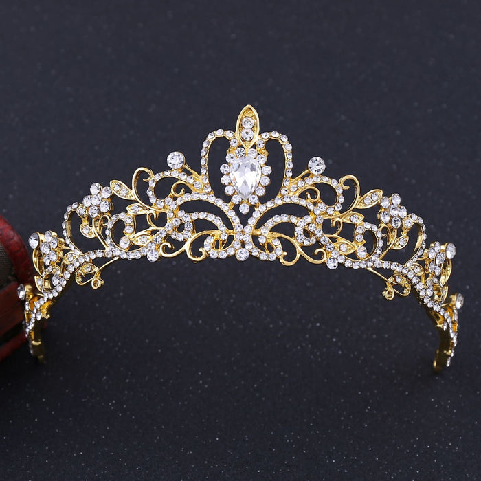 Wholesale Rhinestone Crown Hair Band JDC-HD-ZuanG005 Headband 钻岗 Wholesale Jewelry JoyasDeChina Joyas De China