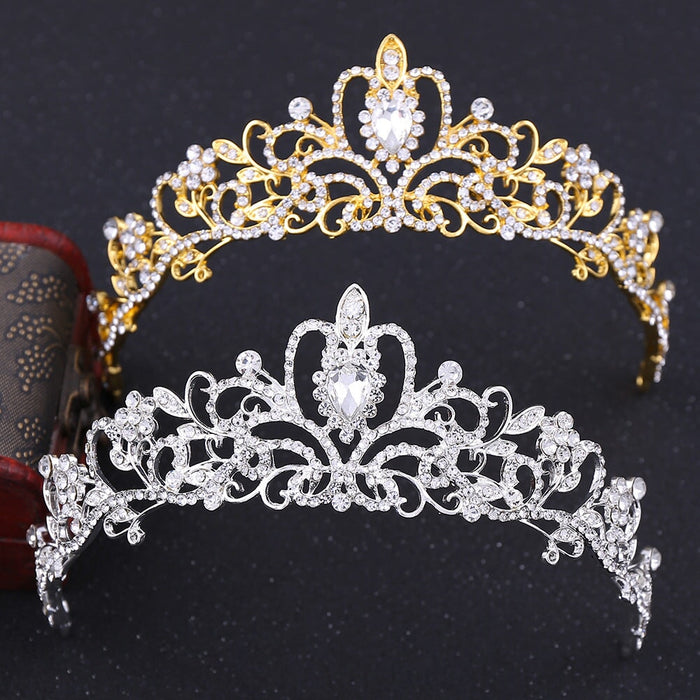 Wholesale Rhinestone Crown Hair Band JDC-HD-ZuanG005 Headband 钻岗 Wholesale Jewelry JoyasDeChina Joyas De China