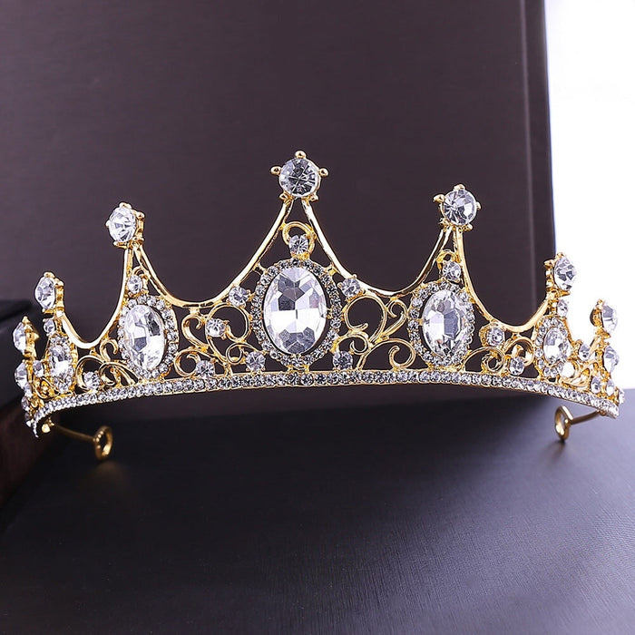 Wholesale Rhinestone Crown Hair Band JDC-HD-ZuanG007 Headband 钻岗 Wholesale Jewelry JoyasDeChina Joyas De China