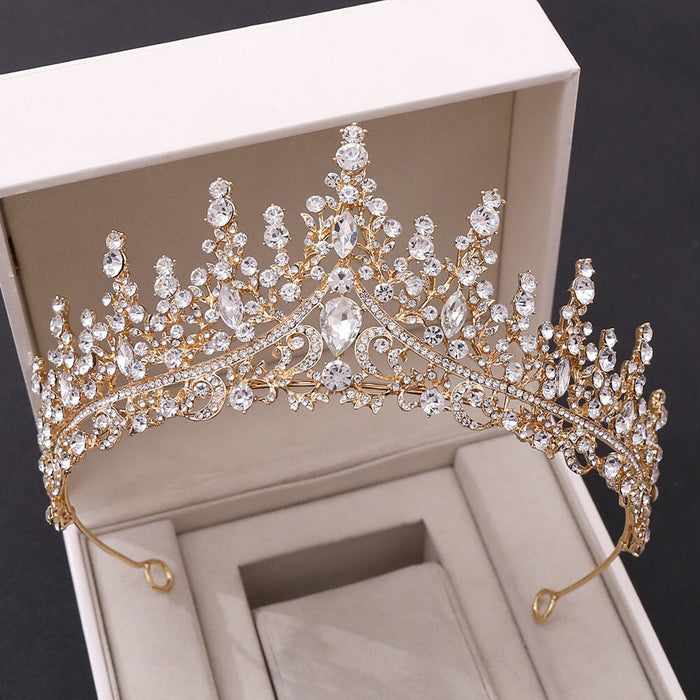 Wholesale Rhinestone Crown Hair Band JDC-HD-ZuanG010 Headband 钻岗 Wholesale Jewelry JoyasDeChina Joyas De China