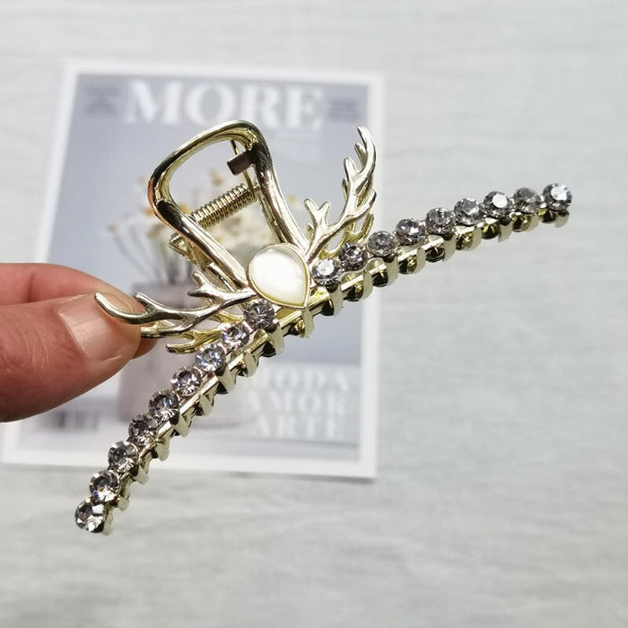 Wholesale Rhinestone Grab Clip Alloy Shark Clip Hair Clip JDC-HC-YaoX018 Hair Clips 姚萱 Wholesale Jewelry JoyasDeChina Joyas De China