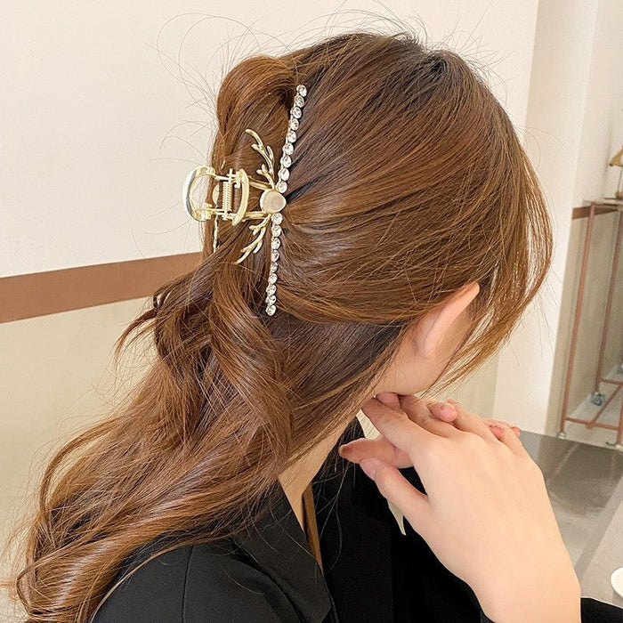 Wholesale Rhinestone Grab Clip Alloy Shark Clip Hair Clip JDC-HC-YaoX018 Hair Clips 姚萱 Wholesale Jewelry JoyasDeChina Joyas De China