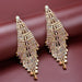 Wholesale Rhinestone Long Earrings JDC-ES-Bis018 Earrings 碧莎 Wholesale Jewelry JoyasDeChina Joyas De China