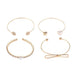 Wholesale Rhinestone Love Bow Alloy Bracelet JDC-BT-A031 Bracelet 妙雅 01KCgold 4021 Wholesale Jewelry JoyasDeChina Joyas De China