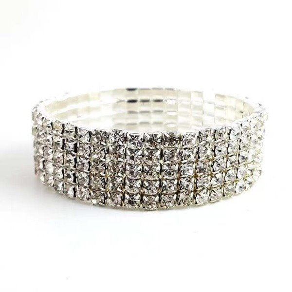 Wholesale Rhinestone Metal Bracelets JDC-BT-WN002 Bracelet 薇妮 Wholesale Jewelry JoyasDeChina Joyas De China