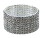 Wholesale Rhinestone Metal Bracelets JDC-BT-WN002 Bracelet 薇妮 Eight rows Wholesale Jewelry JoyasDeChina Joyas De China