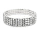 Wholesale Rhinestone Metal Bracelets JDC-BT-WN002 Bracelet 薇妮 Four rows Wholesale Jewelry JoyasDeChina Joyas De China