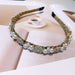 Wholesale Rhinestone Pearl Baroque Gold Geometric Headband JDC-HD-Yangq006 Headband 艳茜 F011- Stars (black and gold) Wholesale Jewelry JoyasDeChina Joyas De China