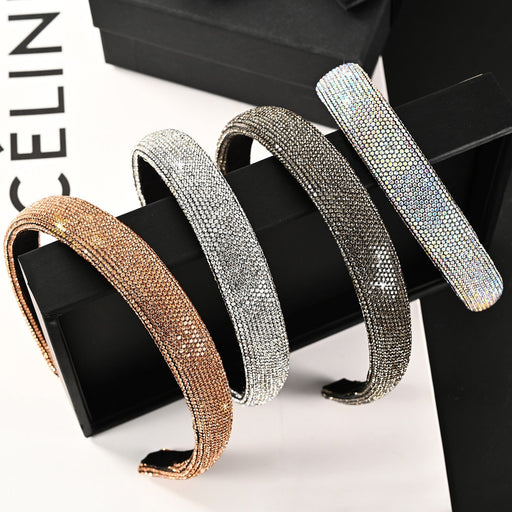 Wholesale Rhinestone simple wide edge anti-skid Headband JDC-HD-YingT001 headband 迎泰 Wholesale Jewelry JoyasDeChina Joyas De China