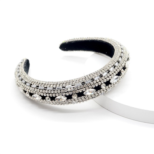 Wholesale Rhinestone Sponge Flannel Headband JDC-HD-Yul095 Headband 雨灵 Wholesale Jewelry JoyasDeChina Joyas De China