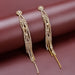 Wholesale Rhinestone Tassel Earrings JDC-ES-Bis020 Earrings 碧莎 Wholesale Jewelry JoyasDeChina Joyas De China