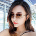 Wholesale rimless diamond trimmed sunglasses or women JDC-SG-KD133 Sunglasses 珂盾 Wholesale Jewelry JoyasDeChina Joyas De China