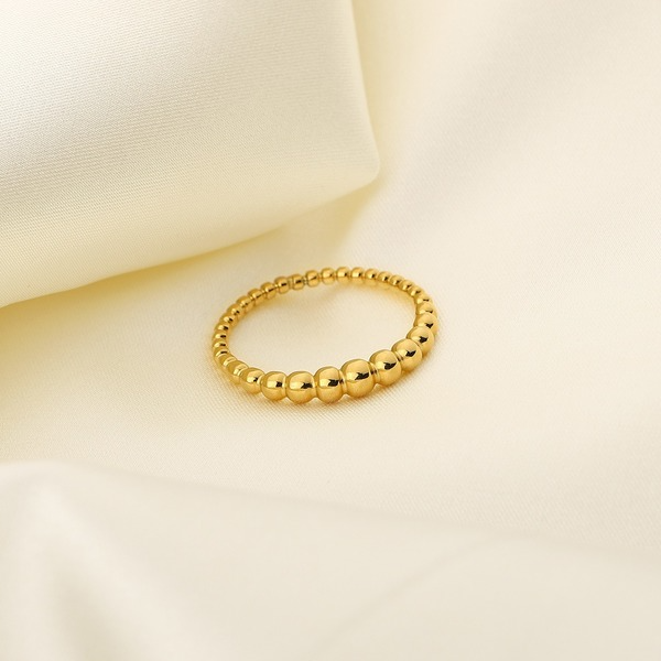 Bulk Jewelry Wholesale Rings gold Stainless steel Dots JDC-RS-JD020 Wholesale factory from China YIWU China